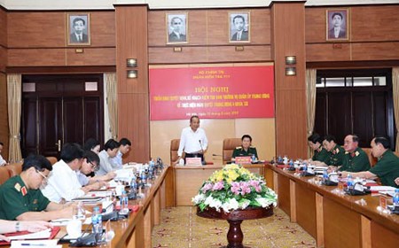 Công bố quyết định kiểm tra đối với Ban Thường vụ Quân ủy Trung ương